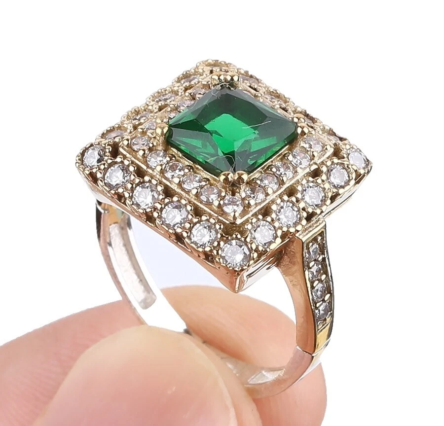 Emerald 7 Ring Fashion Rings