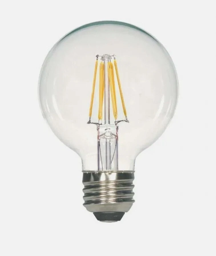 SATCO S9563 LED 4.5W(40W EQ.) G25 GLOBE 120V E26 BASE 2700K CLR BULB - Image 2 of 2