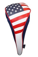 USA Patriot Golf Zipper Head Covers 5 Fairway Wood Headcover Neoprene Style