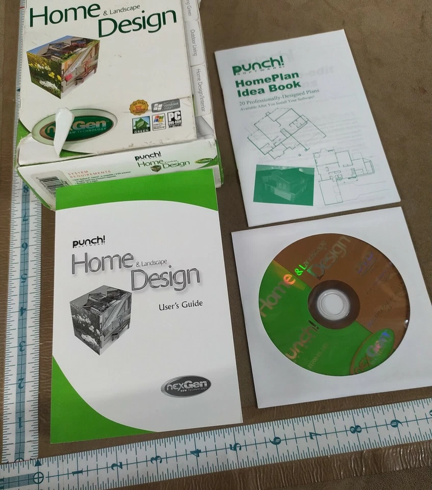 HOME AND LANDSCAPE DESIGN DVD Software. NexGen PC Mint Condition. Punch - Image 4 of 4