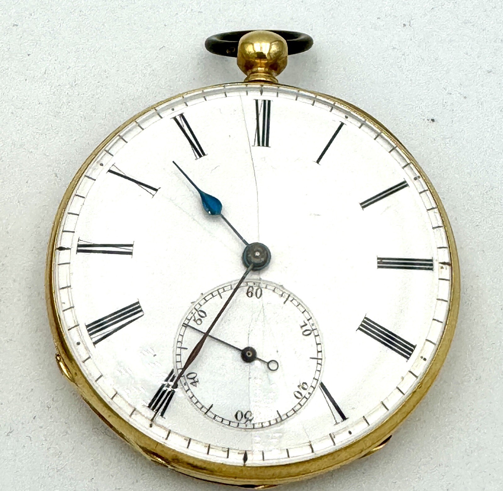 2 X Pocket Watch Escapement 13 Ancre Aiguelles 18K Incl. Kette&holzbox
