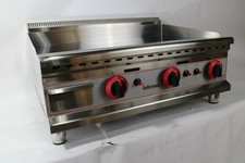 Infernus Gastronomie Grillplatte / LPG / 750 mm Chromplatte / 3 Brenner / Qualit&auml;t