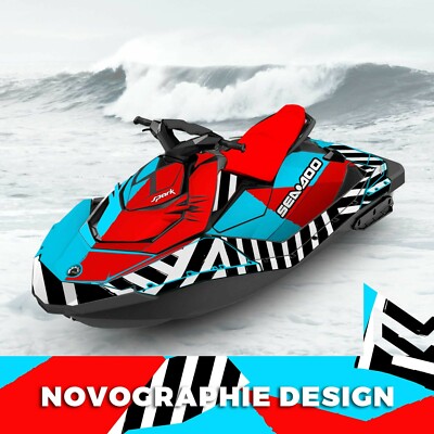 S.tarrkk.*・ SEADOO SPARK trixx GRAPHIC KIT wraps 2up + 3up Jet Ski SEA