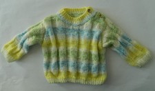 Handgestrickter Pullover ca. Gr. 74 / 80