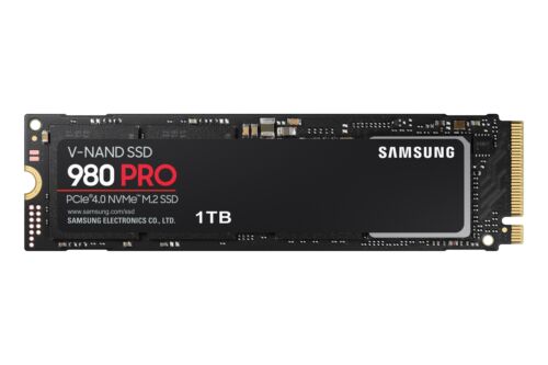 Samsung 980 PRO Interne NVMe SSD 1 TB M.2 2280 PCIe 4.0 3D-NAND TLC - Bild 1 von 8