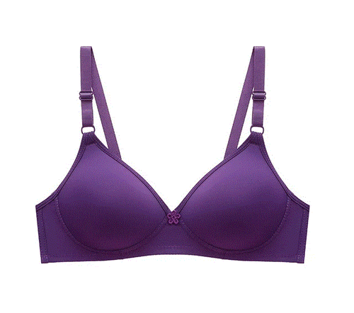 Bras for Women's, Loopsun Women's Bra Solid Wire Free Underwear One-Piece Bra - Picture 10 of 12