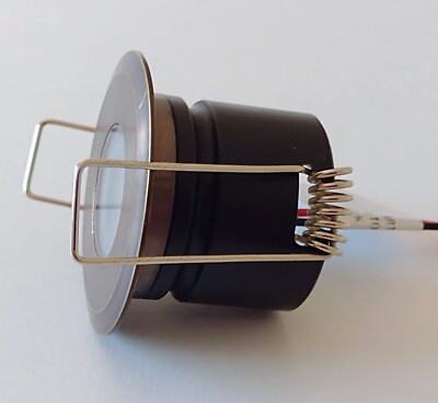LED recessed ceiling spotlights t-rigle brass invec.3000k° 3w optical 110° 48x36mm