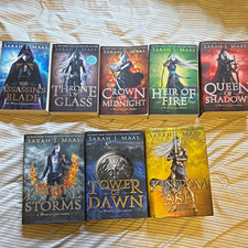 Sarah J. Maas Throne of Glass Series Full Set...