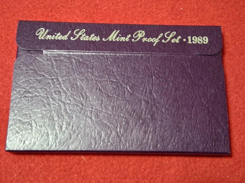 1989-S US Mint 5 Coin Proof Set. Ultra Cameos.  OGP                    #MF-3881