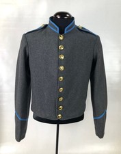 Confederate Richmond Depot Type 1 Jacket of Charcoal Grey with Blue Trim Size 50