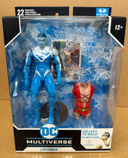 McFarlane Toys DC Multiverse SUPERMAN BLUE JLA Action Figure Plastic Man BAF
