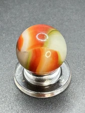 HTF Peltier Ketchup Mustard & Relish Marble Vintage Marbles 0.629”