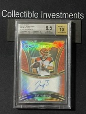 2020 Panini Select Signatures Joe Burrow RC Auto Tie Dye /15 Cincinnati Bengals