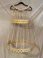 Vintage 1940s Belle O The Ball Collapsible Hoop Skirt Frame For Heavy Skirts