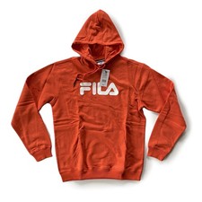 FILA Unisex Classic Pure Hoody Fleece Hoodie Pullover Sweater Sweatshirt L