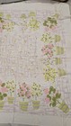 Vintage Print White Tablecloth-53"x60"-Spring, Floral, Garden — photo 5