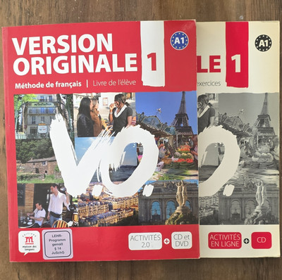 Version Originale 1 A1 Französisch Kursbuch + Arbeitsbuch (CD/DVD)