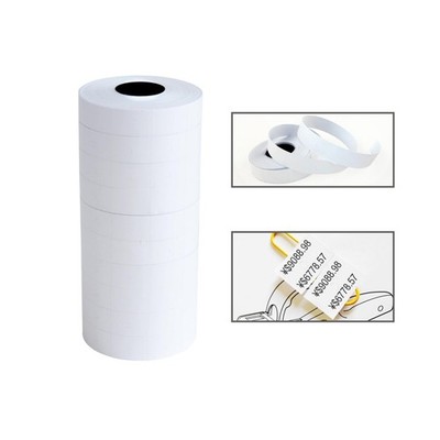 ICSTM Double Line Price Label Paper for MX-6600 Gun 18mm (Small), White