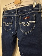 Vintage JORDACHE Low Rise Jeans Blue Wash 80's Straight Leg Size 29/8 Spots