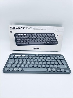 Logitech Pebble Keys 2 K380s Bluetooth-Funktastatur für mehrere Geräte, anpassba