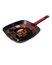 Betty Crocker 26cm Forged Aluminum Grill Pan BC2050 Durable Nonstick Cookware