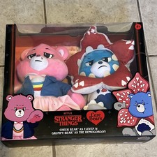 Stranger Things x Care Bears 2 PACK SET - Eleven Demogorgon -IN HAND READY NEW