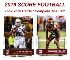 2016 Score Football - Pick Your Cards / Complete The Set!