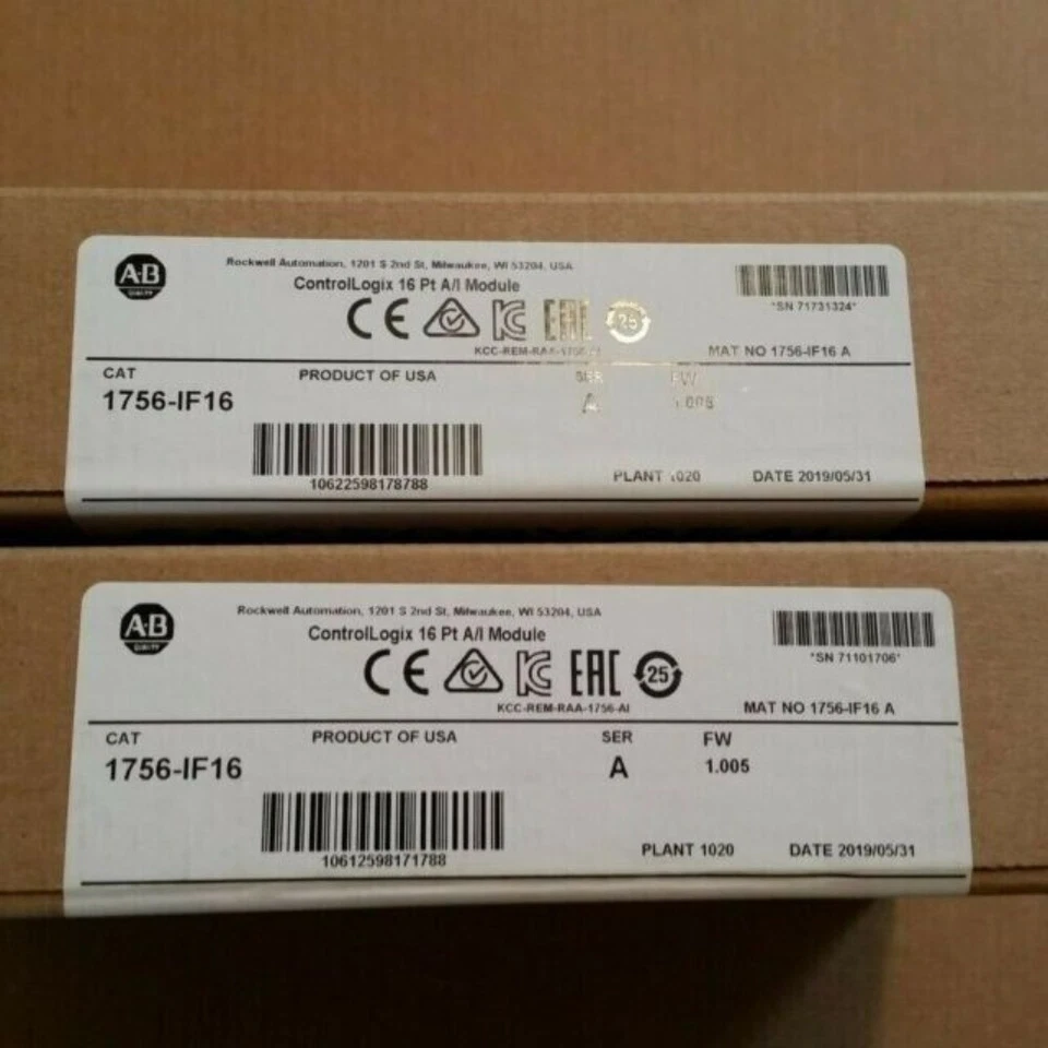 NEW 1756IF16 AB 1756-IF16 ControlLogix 16 Pt PLC Input Module US Free Tax - Image 2 of 2