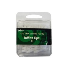 Viper 100 Count 2BA White Soft Tip Tufflex II...