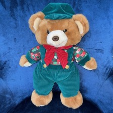 Vintage 1994 KMART Corporation Teddy Bear Lane Christmas Brother Boy Bear 17  