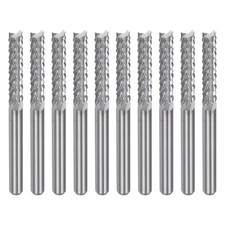 10pcs 3.175mm Carbide End Mill Engraving Routers Bits for PCB Machine 1/8" Shank