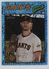 2026 Topps Heritage Chrome Light Blue Sparkle Refractor Carson Whisenhunt 09br
