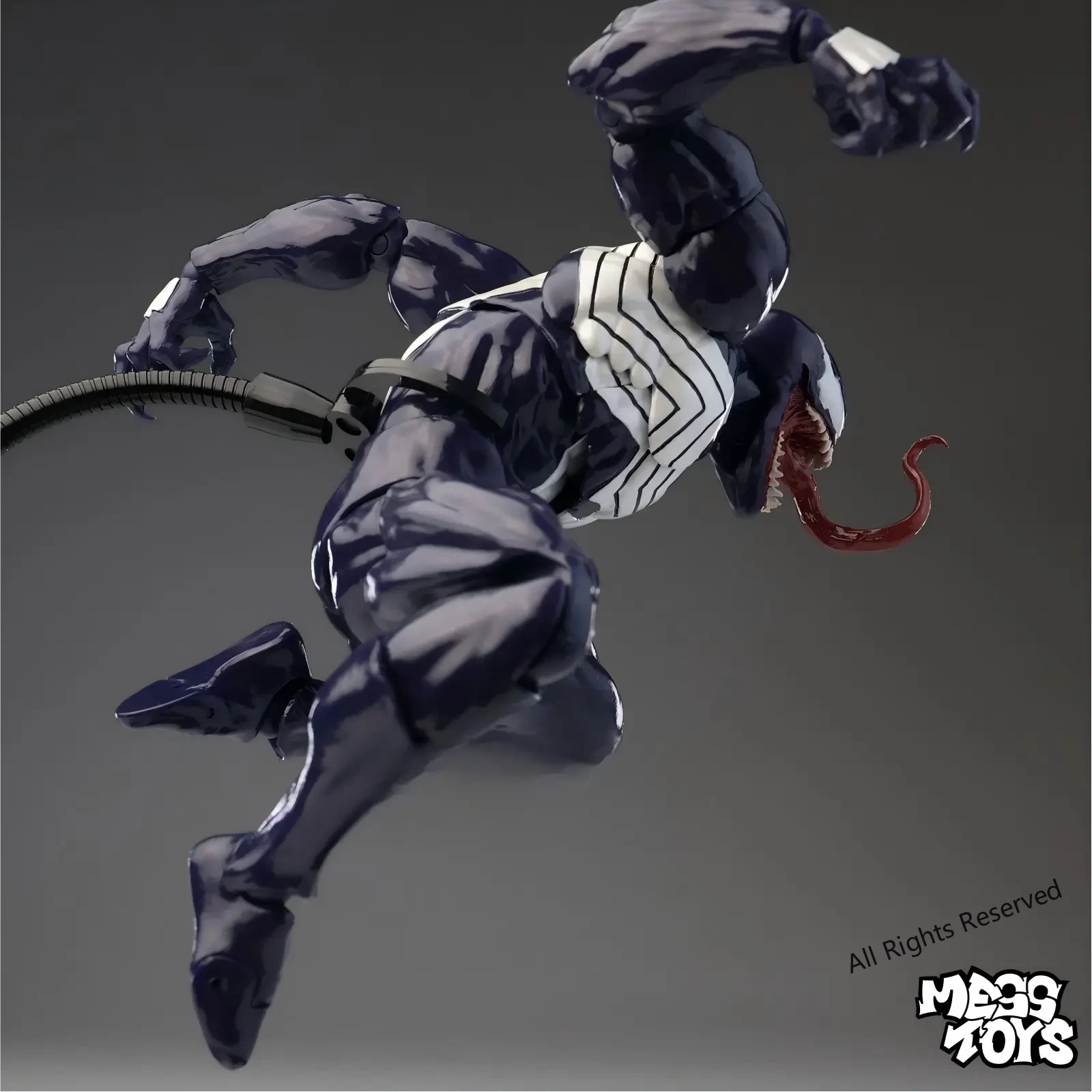 MESS TOYS Venom 1/12 Action Figure Lethal Neighbour Symbiote Collectible - product detail image 5