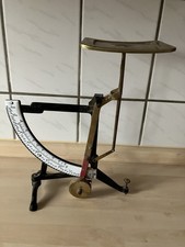 alte Tischwaage Standwaage Sammlerwaage Messing Gusseisen