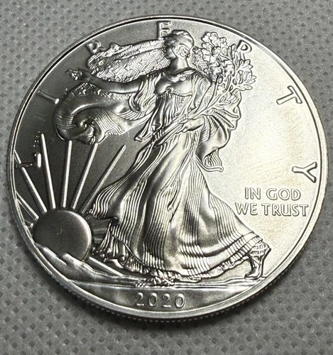 2020 American Silver Eagle 1 oz .999 Fine Silver BU Sigma Verified
