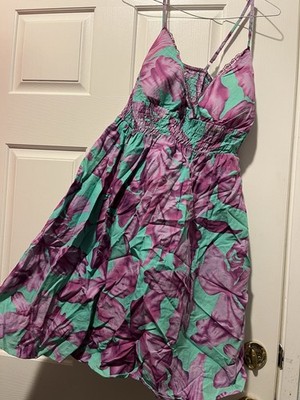 wet seal purple dress Wet Seal Women's Purple Cheetah Printed Cowl-Neck
