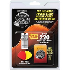 Hal Leonard Guitar Chord Pickin'Tionary Pocket Sized Reference Book 2 Picks