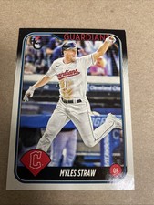 2024 Topps Myles Straw Vintage Stock 19/99 Cleveland Guardians 