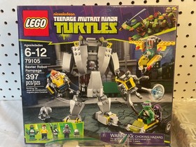 TURTLE LAIR ATTACK, SHELLRAISER STREET CHASE, BAXTER ROBOT RAMPAGE Lego sets