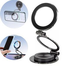 Magnetic Phone Holder Car Mount Dashboard Stand Foldable For iPhone Samsung