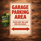 Gay Parking Only Funny Vintage Metal Tin Sign Wall Art 8x12