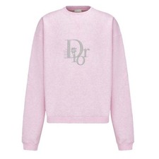 DIOR x ERL Oversized Sweatshirt Cotton Fleece...