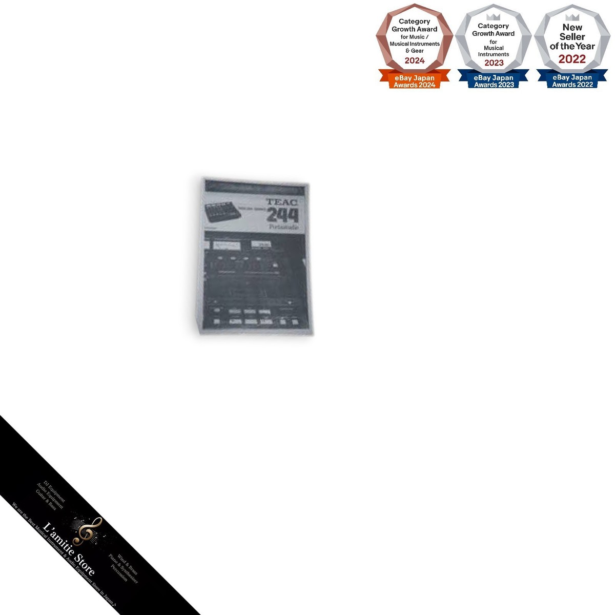 TASCAM 244 Portastudio TEAC MTR Multitrack Cassette Tape Recorder