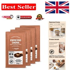 Rainforest Alliance Certified Espresso Crema – 1kg  Medium Roast Coffee 24.62 per kilo