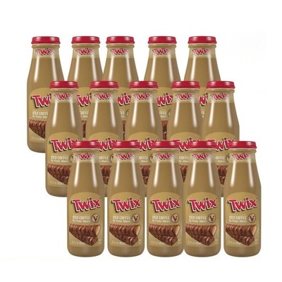 (pack of 12) Victor Allen's Coffee Iced Latte Twix Rtd 13.7 fl. oz