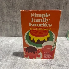 cliq simple family favorites book, by Jean H. Shepard, 1970 Hardcover