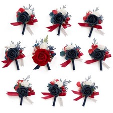 Boutonniere for Men Wedding,Groom and Best Man Boutonniere for Wedding Ceremo...