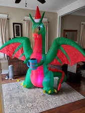 8FT Tall Dragon Giant Sized Inflatable Home Accents Holiday Kaleidoscope