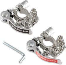 Car Battery Terminal Connector, 4 Way Positive and Negative Pole Quick Release T