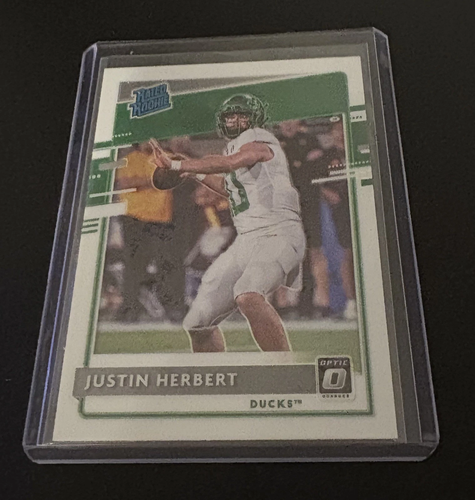 2020 Panini Chronicles Draft Picks Donruss Optic Rated Rookies Justin Herbert #4